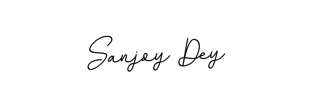 Design your own signature with our free online signature maker. With this signature software, you can create a handwritten (BallpointsItalic-DORy9) signature for name Sanjoy Dey. Sanjoy Dey signature style 11 images and pictures png