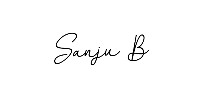 How to Draw Sanju B signature style? BallpointsItalic-DORy9 is a latest design signature styles for name Sanju B. Sanju B signature style 11 images and pictures png