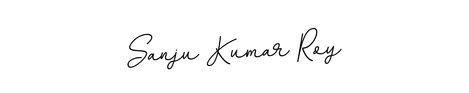 Design your own signature with our free online signature maker. With this signature software, you can create a handwritten (BallpointsItalic-DORy9) signature for name Sanju Kumar Roy. Sanju Kumar Roy signature style 11 images and pictures png