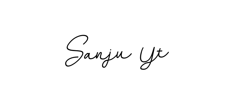 Design your own signature with our free online signature maker. With this signature software, you can create a handwritten (BallpointsItalic-DORy9) signature for name Sanju Yt. Sanju Yt signature style 11 images and pictures png