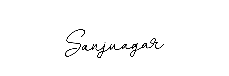 How to make Sanjuagar name signature. Use BallpointsItalic-DORy9 style for creating short signs online. This is the latest handwritten sign. Sanjuagar signature style 11 images and pictures png