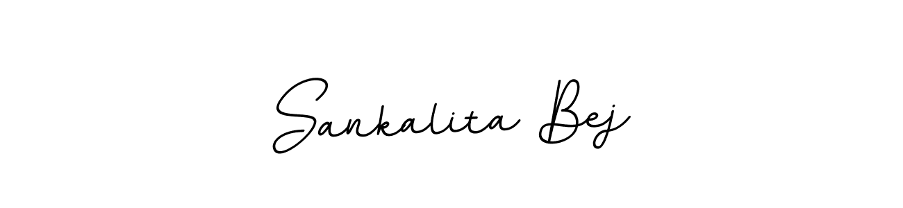 BallpointsItalic-DORy9 is a professional signature style that is perfect for those who want to add a touch of class to their signature. It is also a great choice for those who want to make their signature more unique. Get Sankalita Bej name to fancy signature for free. Sankalita Bej signature style 11 images and pictures png