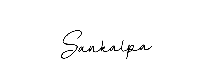 Use a signature maker to create a handwritten signature online. With this signature software, you can design (BallpointsItalic-DORy9) your own signature for name Sankalpa. Sankalpa signature style 11 images and pictures png