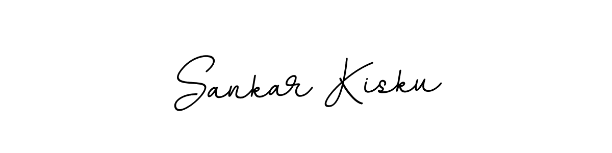 Use a signature maker to create a handwritten signature online. With this signature software, you can design (BallpointsItalic-DORy9) your own signature for name Sankar Kisku. Sankar Kisku signature style 11 images and pictures png
