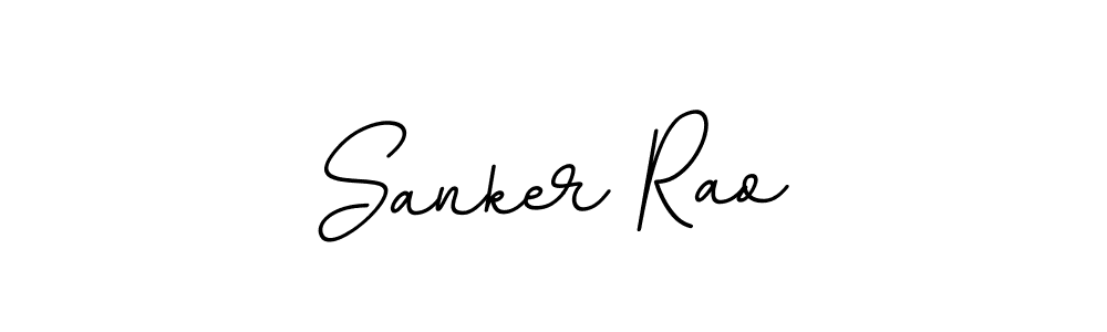 Use a signature maker to create a handwritten signature online. With this signature software, you can design (BallpointsItalic-DORy9) your own signature for name Sanker Rao. Sanker Rao signature style 11 images and pictures png