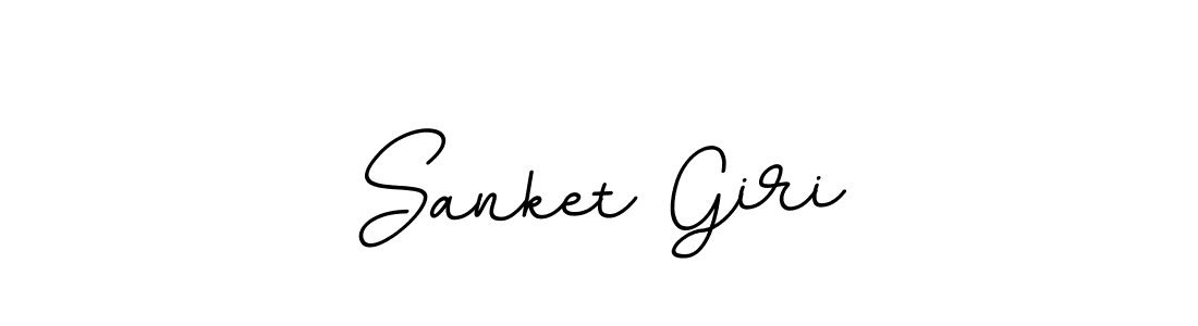 if you are searching for the best signature style for your name Sanket Giri. so please give up your signature search. here we have designed multiple signature styles  using BallpointsItalic-DORy9. Sanket Giri signature style 11 images and pictures png