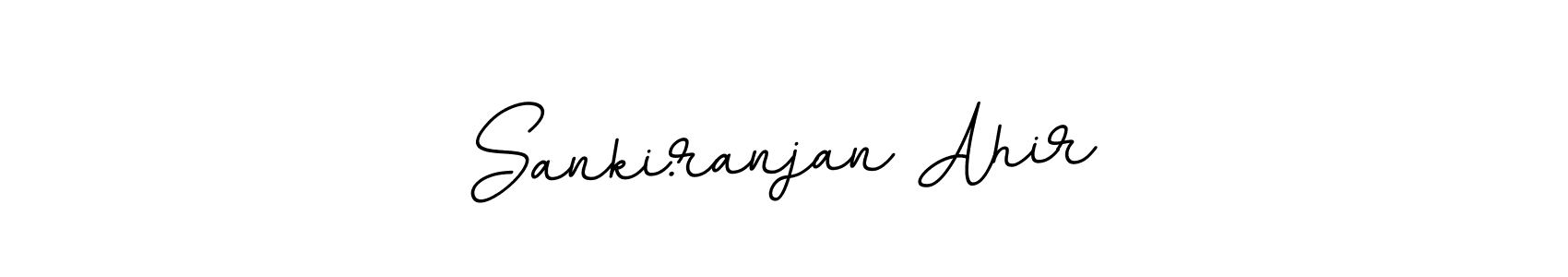 How to make Sanki.ranjan Ahir name signature. Use BallpointsItalic-DORy9 style for creating short signs online. This is the latest handwritten sign. Sanki.ranjan Ahir signature style 11 images and pictures png