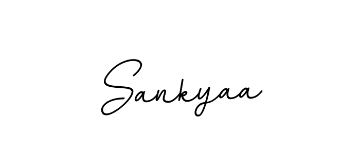 How to make Sankyaa name signature. Use BallpointsItalic-DORy9 style for creating short signs online. This is the latest handwritten sign. Sankyaa signature style 11 images and pictures png