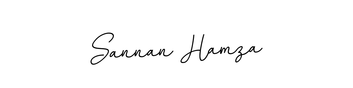 Sannan Hamza stylish signature style. Best Handwritten Sign (BallpointsItalic-DORy9) for my name. Handwritten Signature Collection Ideas for my name Sannan Hamza. Sannan Hamza signature style 11 images and pictures png