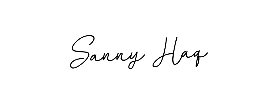 It looks lik you need a new signature style for name Sanny Haq. Design unique handwritten (BallpointsItalic-DORy9) signature with our free signature maker in just a few clicks. Sanny Haq signature style 11 images and pictures png