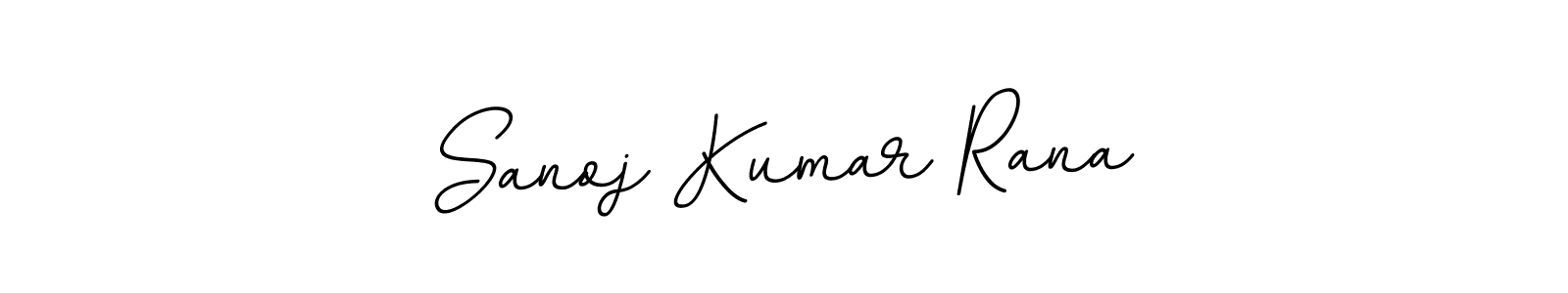 Use a signature maker to create a handwritten signature online. With this signature software, you can design (BallpointsItalic-DORy9) your own signature for name Sanoj Kumar Rana. Sanoj Kumar Rana signature style 11 images and pictures png