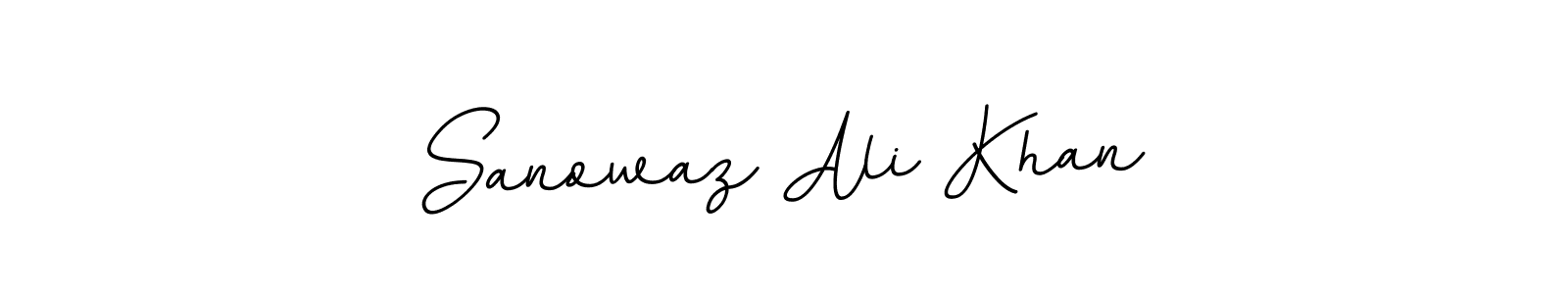 Use a signature maker to create a handwritten signature online. With this signature software, you can design (BallpointsItalic-DORy9) your own signature for name Sanowaz Ali Khan. Sanowaz Ali Khan signature style 11 images and pictures png