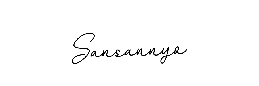 Create a beautiful signature design for name Sansannyo. With this signature (BallpointsItalic-DORy9) fonts, you can make a handwritten signature for free. Sansannyo signature style 11 images and pictures png