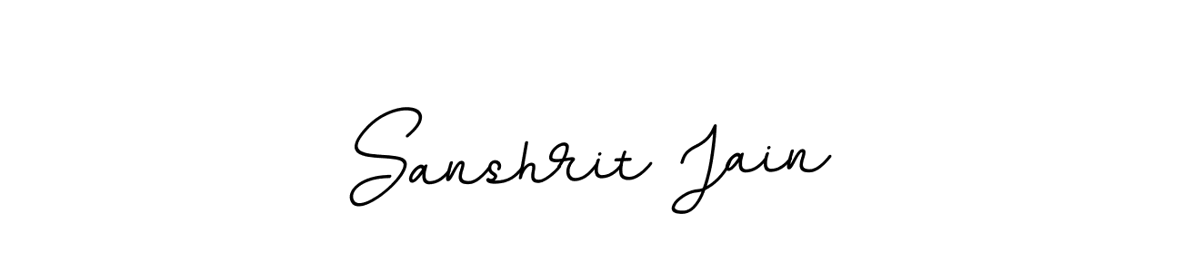 Design your own signature with our free online signature maker. With this signature software, you can create a handwritten (BallpointsItalic-DORy9) signature for name Sanshrit Jain. Sanshrit Jain signature style 11 images and pictures png