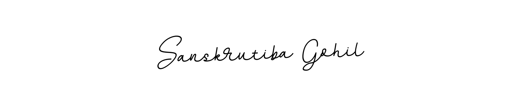 Also You can easily find your signature by using the search form. We will create Sanskrutiba Gohil name handwritten signature images for you free of cost using BallpointsItalic-DORy9 sign style. Sanskrutiba Gohil signature style 11 images and pictures png