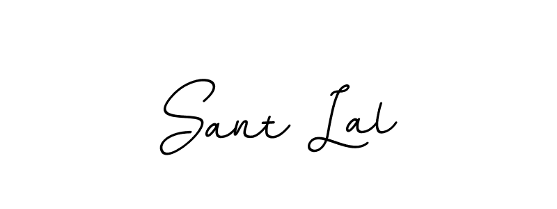 Design your own signature with our free online signature maker. With this signature software, you can create a handwritten (BallpointsItalic-DORy9) signature for name Sant Lal. Sant Lal signature style 11 images and pictures png