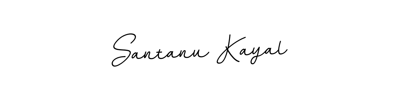 Santanu Kayal stylish signature style. Best Handwritten Sign (BallpointsItalic-DORy9) for my name. Handwritten Signature Collection Ideas for my name Santanu Kayal. Santanu Kayal signature style 11 images and pictures png