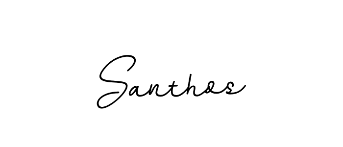 Once you've used our free online signature maker to create your best signature BallpointsItalic-DORy9 style, it's time to enjoy all of the benefits that Santhos name signing documents. Santhos signature style 11 images and pictures png