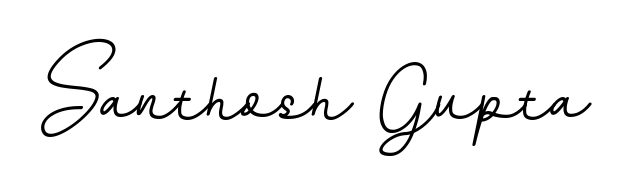 The BallpointsItalic-DORy9 handwriting style adds charm and authenticity to name Santhosh Gupta. A wonderful choice for personal thank-you notes. Santhosh Gupta signature style 11 images and pictures png