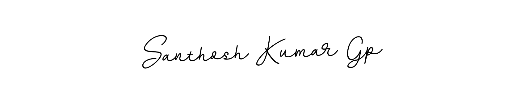 Also we have Santhosh Kumar Gp name is the best signature style. Create professional handwritten signature collection using BallpointsItalic-DORy9 autograph style. Santhosh Kumar Gp signature style 11 images and pictures png