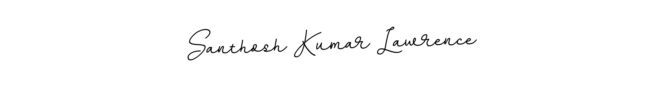 BallpointsItalic-DORy9 is a professional signature style that is perfect for those who want to add a touch of class to their signature. It is also a great choice for those who want to make their signature more unique. Get Santhosh Kumar Lawrence name to fancy signature for free. Santhosh Kumar Lawrence signature style 11 images and pictures png