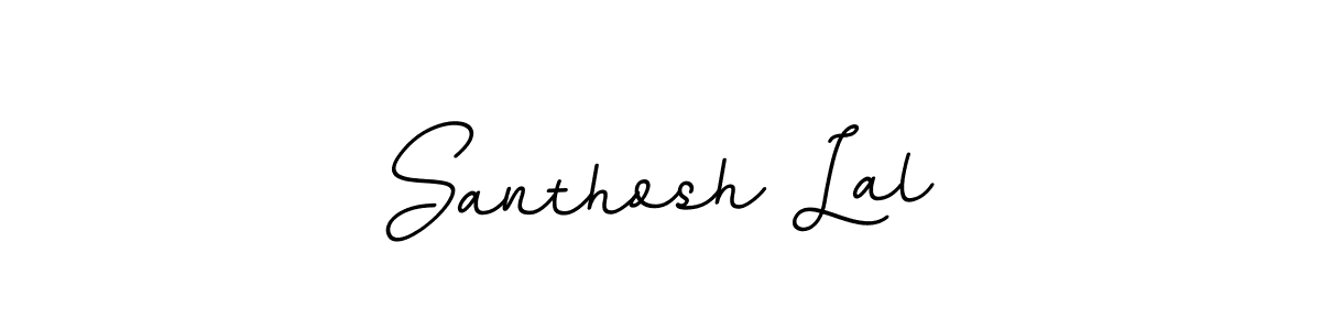 Design your own signature with our free online signature maker. With this signature software, you can create a handwritten (BallpointsItalic-DORy9) signature for name Santhosh Lal. Santhosh Lal signature style 11 images and pictures png