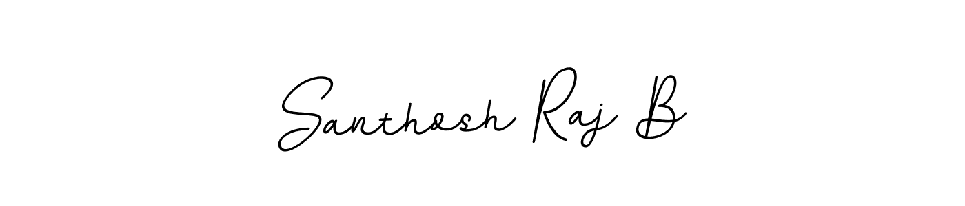 Here are the top 10 professional signature styles for the name Santhosh Raj B. These are the best autograph styles you can use for your name. Santhosh Raj B signature style 11 images and pictures png