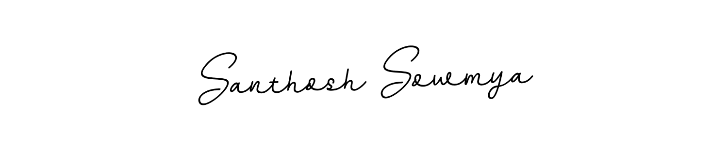 You should practise on your own different ways (BallpointsItalic-DORy9) to write your name (Santhosh Sowmya) in signature. don't let someone else do it for you. Santhosh Sowmya signature style 11 images and pictures png
