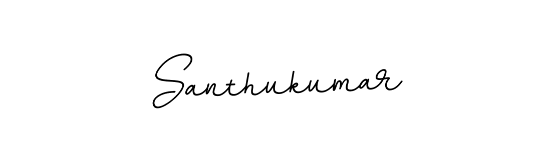 The best way (BallpointsItalic-DORy9) to make a short signature is to pick only two or three words in your name. The name Santhukumar include a total of six letters. For converting this name. Santhukumar signature style 11 images and pictures png