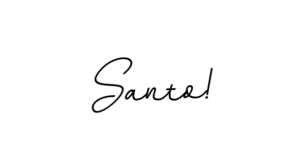 It looks lik you need a new signature style for name Santo!. Design unique handwritten (BallpointsItalic-DORy9) signature with our free signature maker in just a few clicks. Santo! signature style 11 images and pictures png