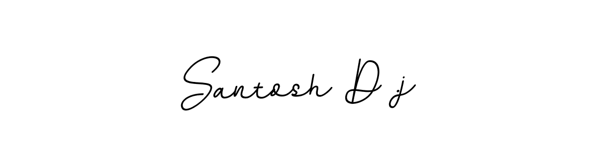 The best way (BallpointsItalic-DORy9) to make a short signature is to pick only two or three words in your name. The name Santosh D .j include a total of six letters. For converting this name. Santosh D .j signature style 11 images and pictures png