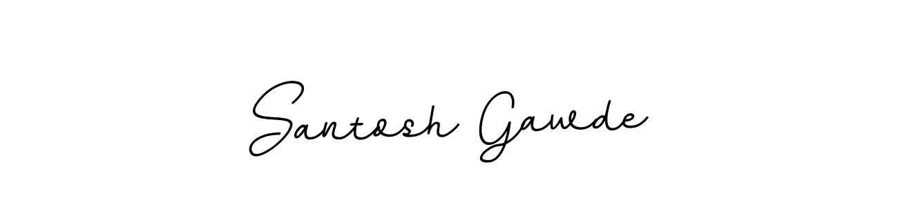 This is the best signature style for the Santosh Gawde name. Also you like these signature font (BallpointsItalic-DORy9). Mix name signature. Santosh Gawde signature style 11 images and pictures png