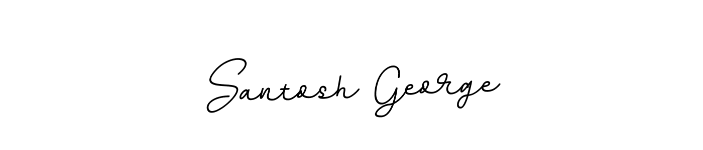 Make a beautiful signature design for name Santosh George. Use this online signature maker to create a handwritten signature for free. Santosh George signature style 11 images and pictures png