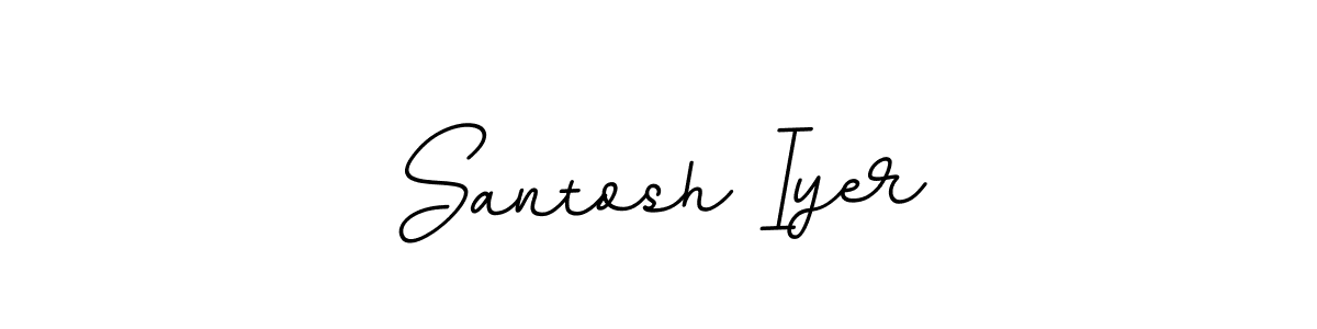 Also we have Santosh Iyer name is the best signature style. Create professional handwritten signature collection using BallpointsItalic-DORy9 autograph style. Santosh Iyer signature style 11 images and pictures png