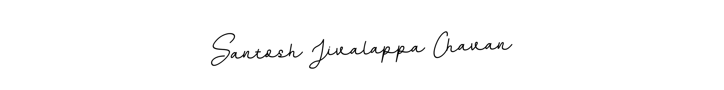 Make a beautiful signature design for name Santosh Jivalappa Chavan. With this signature (BallpointsItalic-DORy9) style, you can create a handwritten signature for free. Santosh Jivalappa Chavan signature style 11 images and pictures png