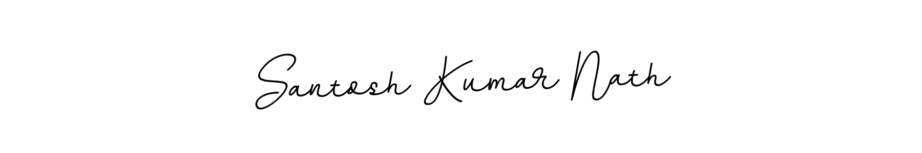 Create a beautiful signature design for name Santosh Kumar Nath. With this signature (BallpointsItalic-DORy9) fonts, you can make a handwritten signature for free. Santosh Kumar Nath signature style 11 images and pictures png