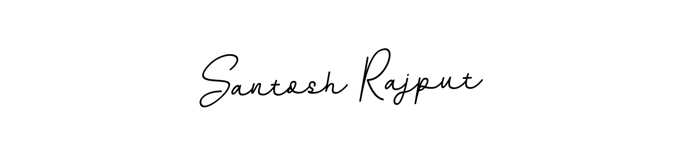 Design your own signature with our free online signature maker. With this signature software, you can create a handwritten (BallpointsItalic-DORy9) signature for name Santosh Rajput. Santosh Rajput signature style 11 images and pictures png