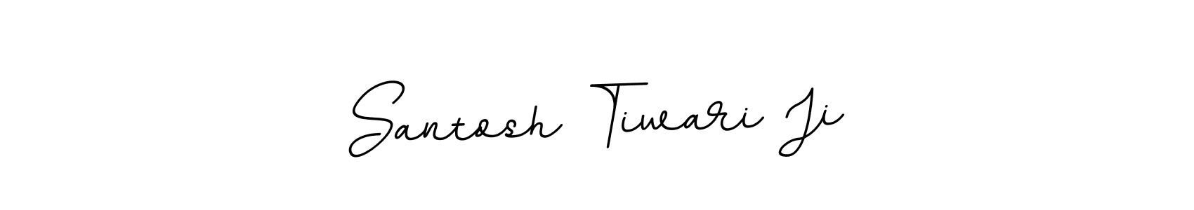 It looks lik you need a new signature style for name Santosh Tiwari Ji. Design unique handwritten (BallpointsItalic-DORy9) signature with our free signature maker in just a few clicks. Santosh Tiwari Ji signature style 11 images and pictures png