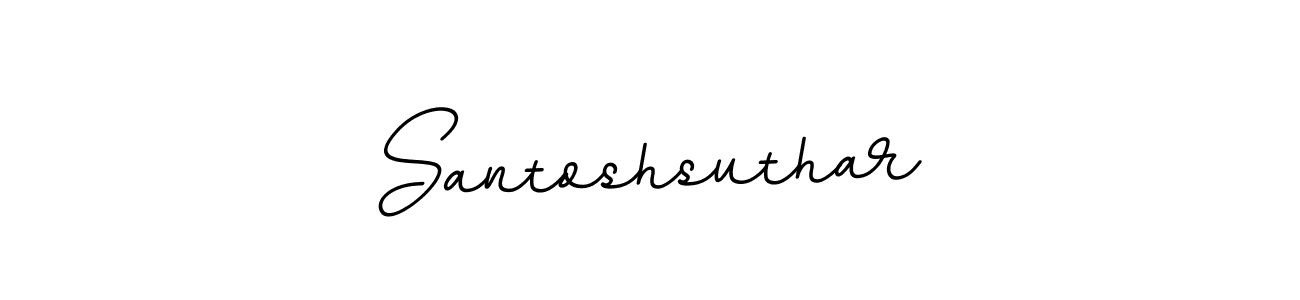 Similarly BallpointsItalic-DORy9 is the best handwritten signature design. Signature creator online .You can use it as an online autograph creator for name Santoshsuthar. Santoshsuthar signature style 11 images and pictures png