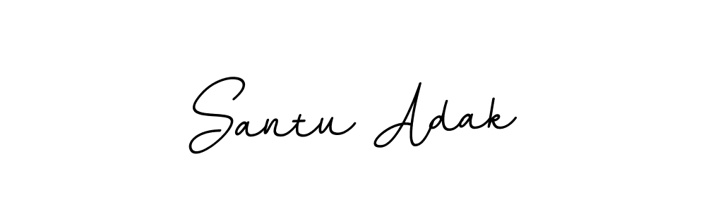 Design your own signature with our free online signature maker. With this signature software, you can create a handwritten (BallpointsItalic-DORy9) signature for name Santu Adak. Santu Adak signature style 11 images and pictures png