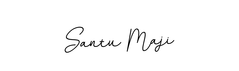 Santu Maji stylish signature style. Best Handwritten Sign (BallpointsItalic-DORy9) for my name. Handwritten Signature Collection Ideas for my name Santu Maji. Santu Maji signature style 11 images and pictures png