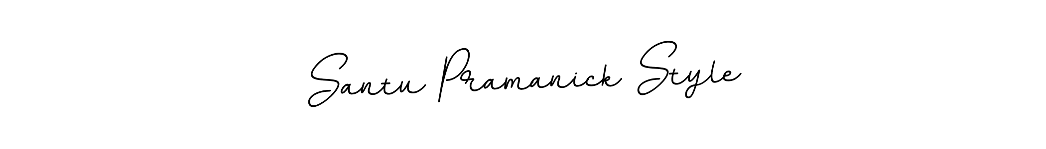 Design your own signature with our free online signature maker. With this signature software, you can create a handwritten (BallpointsItalic-DORy9) signature for name Santu Pramanick Style. Santu Pramanick Style signature style 11 images and pictures png