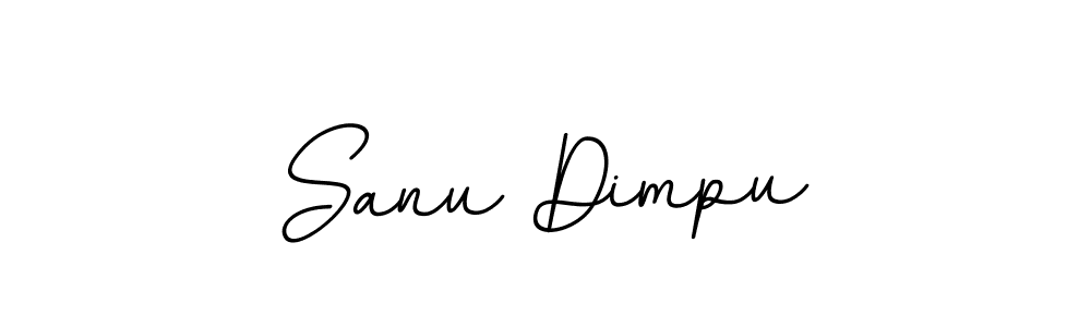 Sanu Dimpu stylish signature style. Best Handwritten Sign (BallpointsItalic-DORy9) for my name. Handwritten Signature Collection Ideas for my name Sanu Dimpu. Sanu Dimpu signature style 11 images and pictures png