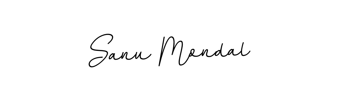 Sanu Mondal stylish signature style. Best Handwritten Sign (BallpointsItalic-DORy9) for my name. Handwritten Signature Collection Ideas for my name Sanu Mondal. Sanu Mondal signature style 11 images and pictures png