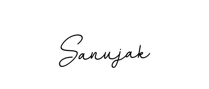 How to make Sanujak signature? BallpointsItalic-DORy9 is a professional autograph style. Create handwritten signature for Sanujak name. Sanujak signature style 11 images and pictures png