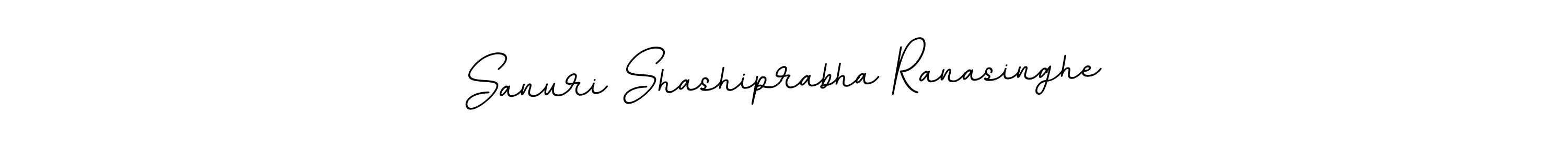 Create a beautiful signature design for name Sanuri Shashiprabha Ranasinghe. With this signature (BallpointsItalic-DORy9) fonts, you can make a handwritten signature for free. Sanuri Shashiprabha Ranasinghe signature style 11 images and pictures png