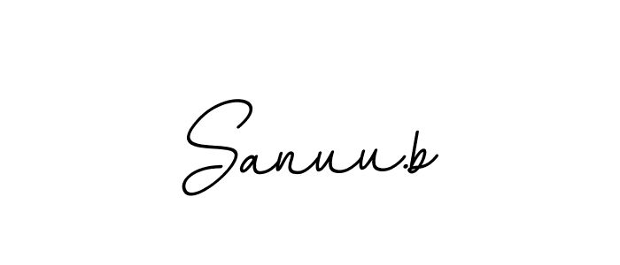 BallpointsItalic-DORy9 is a professional signature style that is perfect for those who want to add a touch of class to their signature. It is also a great choice for those who want to make their signature more unique. Get Sanuu.b name to fancy signature for free. Sanuu.b signature style 11 images and pictures png