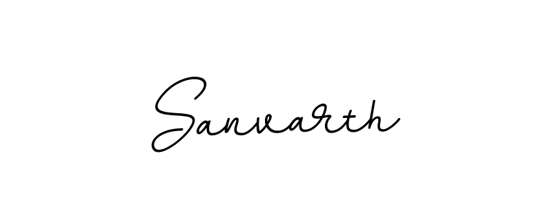 BallpointsItalic-DORy9 is a professional signature style that is perfect for those who want to add a touch of class to their signature. It is also a great choice for those who want to make their signature more unique. Get Sanvarth name to fancy signature for free. Sanvarth signature style 11 images and pictures png