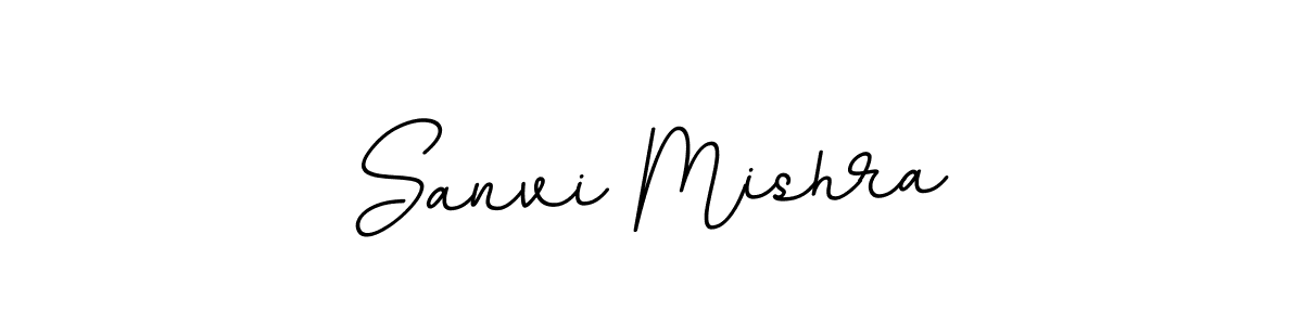 Make a beautiful signature design for name Sanvi Mishra. With this signature (BallpointsItalic-DORy9) style, you can create a handwritten signature for free. Sanvi Mishra signature style 11 images and pictures png