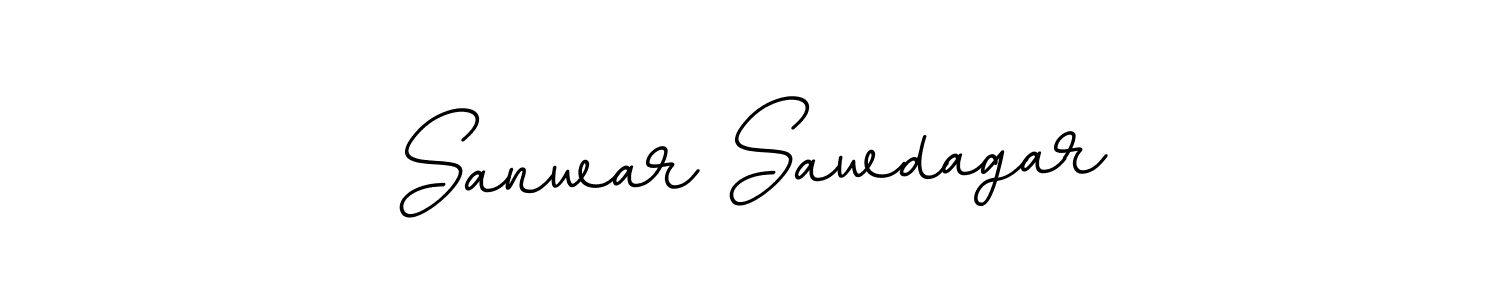 You should practise on your own different ways (BallpointsItalic-DORy9) to write your name (Sanwar Sawdagar) in signature. don't let someone else do it for you. Sanwar Sawdagar signature style 11 images and pictures png